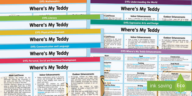 EYFS Lesson Plan and Enhancement Ideas to Support Teaching on Where's ...