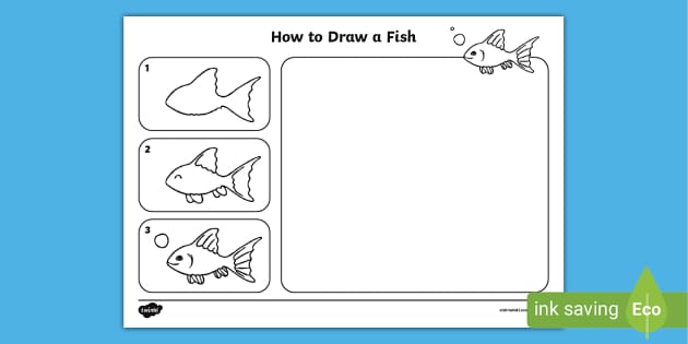 How to Draw a Fish for Kids