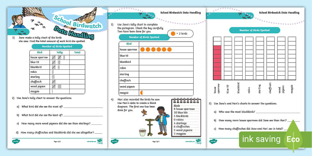 year 2 data handling homework