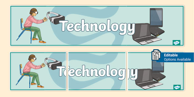 Technology Display Banner (teacher Made) - Twinkl