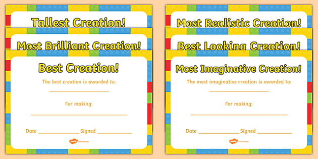 Lego Certificate / Pin on LEGO Party - Run register an account, then create and install a ...