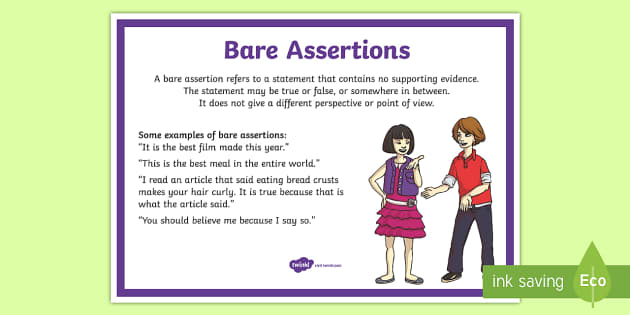 define assertion in education