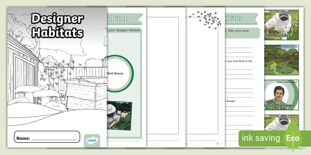 Design a Habitat Activity Sheet (teacher made) - Twinkl