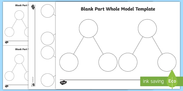 Part Whole Blank Model Template Shanghai Maths Singapore
