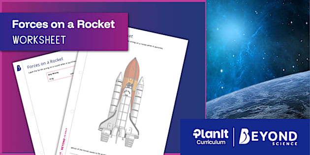 Roaring Rockets Worksheet Forces on a Rocket Worksheet
