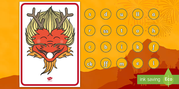 Feed A Chinese Dragon Phonics Activity Teacher Made