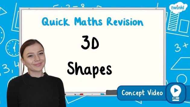 FREE! - 👉 3D Shapes | KS2 Maths Concept Video - Twinkl