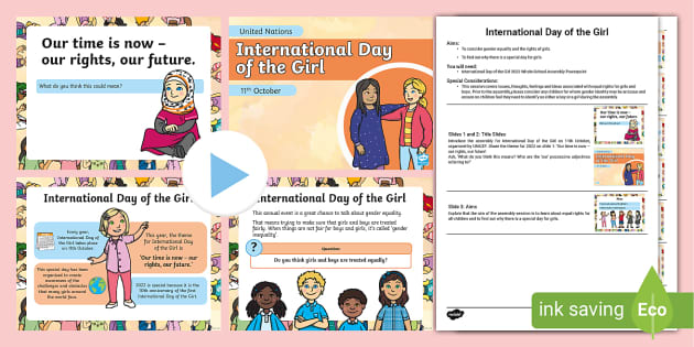 International Day of the Girl Whole-School Assembly Pack