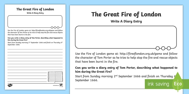 the-great-fire-of-london-diary-entry-writing-worksheet-ks1