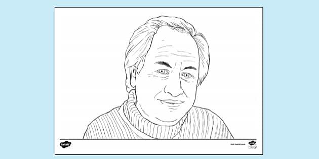 Witi Ihimaera Colouring Sheet | Colouring Sheets