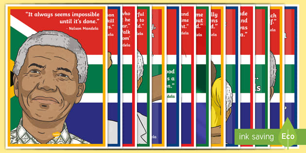 Details about   Nelson Mandela on Freedom and Respect Classroom Poster Motivational  Print 12x18