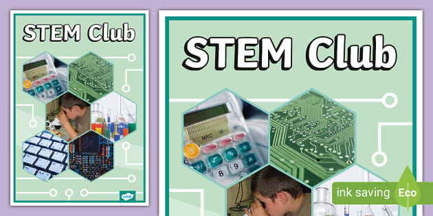 STEM Club Photo Display Poster - Twinkl