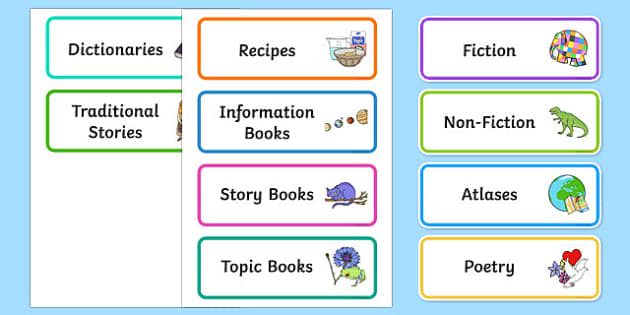 Classroom Library Labels