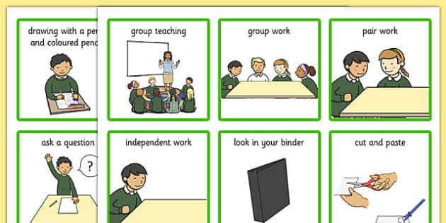 Visual Supports In The Classroom Card Pack Inclusion