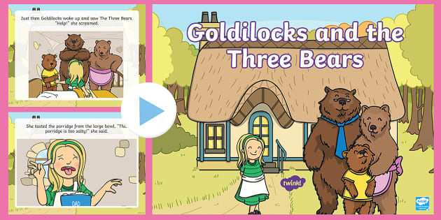 the story of goldilocks and the three bears
