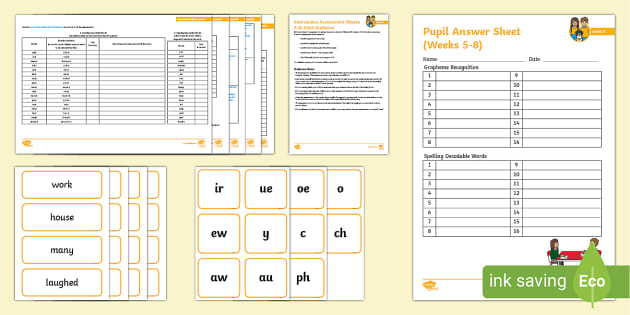 * NEW * KS1 Level 5 Intervention - Assessment Pack Weeks 5-8
