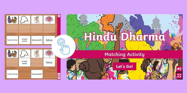 Interactive Hindu Dharma Matching Activity | Twinkl Go!