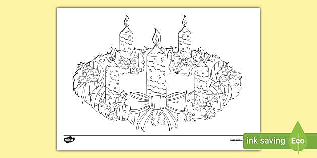 Color Your Own Advent Wreaths | Fun Express