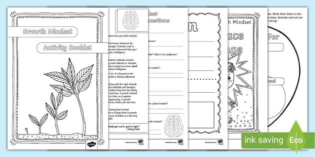 Growth Mindset Activity Booklet KS1 - Twinkl