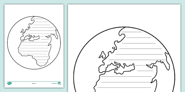 World Writing Frame (teacher made) - Twinkl