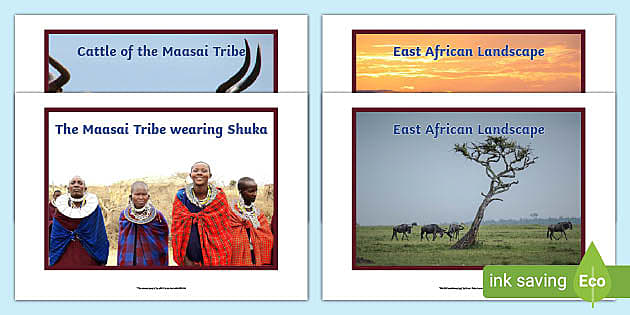 Africa, Kenya, Maasai Mara. A colorful display of fabrics and