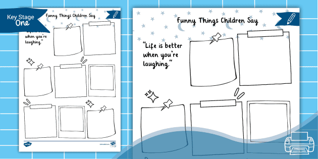 KS1 | Funny Things Children Say | Teacher Planner - Twinkl