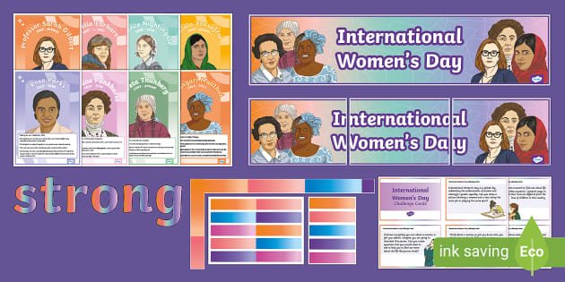 International Women's Day Display Pack: Embrace Equity