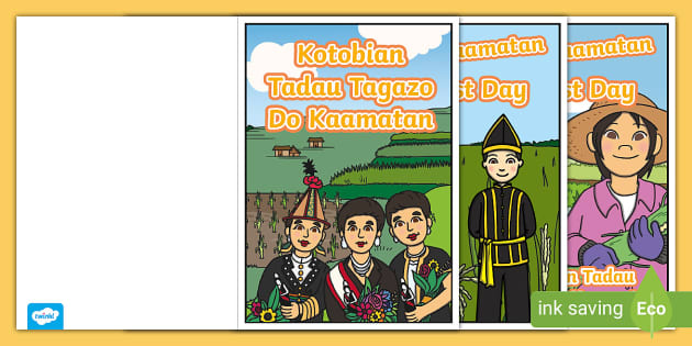 Tadau Kaamatan Festival Greeting Cards (teacher made)