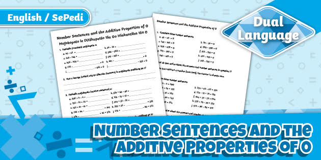 Grade 4 Maths - Term 1 - Number Sentences and the Additive Properties ...