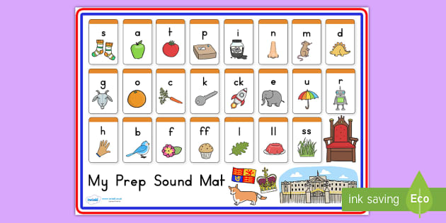 Royal Family Prep Sound Mat (teacher made) - Twinkl