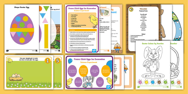 EYFS Easter Resource Pack (Ages 3-5) (teacher made) - Twinkl