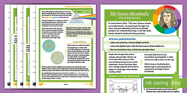 Interesting Facts & Information About Isaac Newton for Children