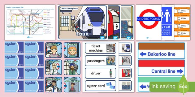 London Underground Role Play Tickets (teacher made) - Twinkl