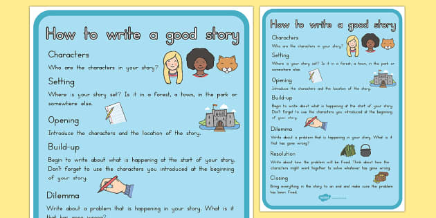 how to write a great essay x story