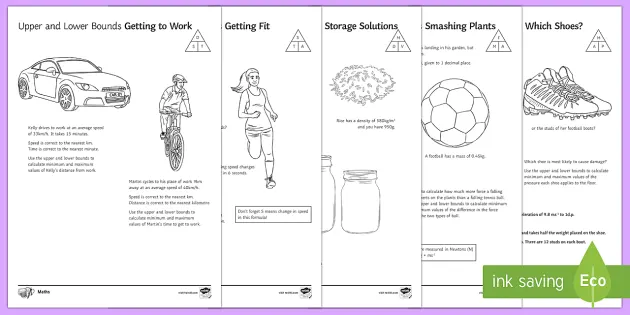 Maths Mastery Upper And Lower Bounds Worksheet Pack