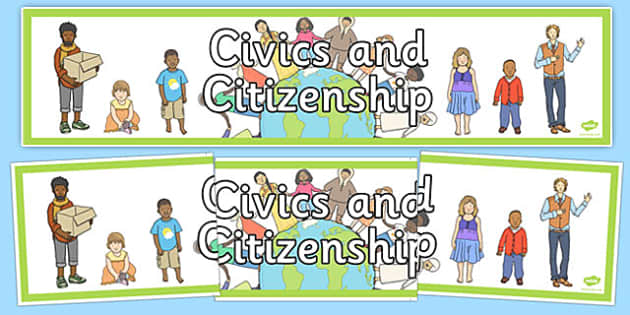 Civics And Citizenship Banner Hecho Por Educadores 