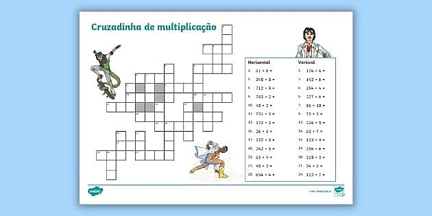 Fatos Fundamentais da multiplicação - Tabuada - Planos de aula - 3º ano