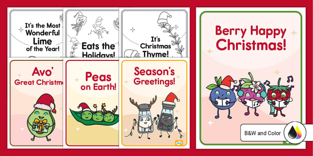 Christmas Puns Poster Set (Teacher-Made) - Twinkl