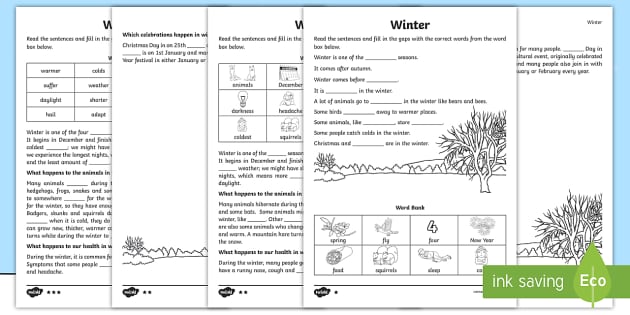 Cloze Test for Reading Comprehension PDF