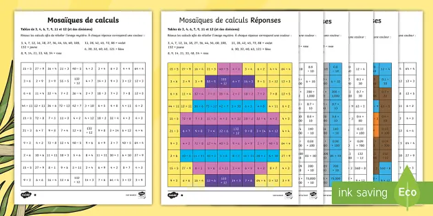 Fiches d'activités : Les tables de multiplication - Twinkl