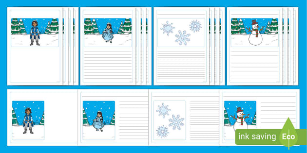 Free Printable Winter Writing Paper