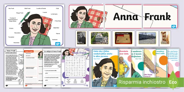Anna Frank: Pacco di risorse (l'insegnante ha fatto)