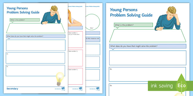 problem solving worksheet get self help