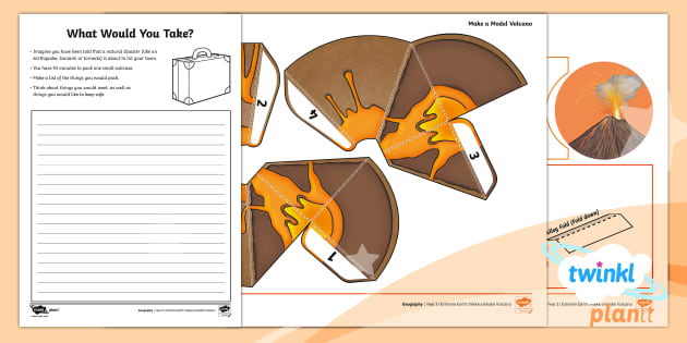 Geography: Extreme Earth Year 3 Home Learning Tasks - Twinkl