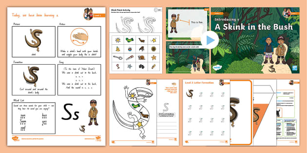 NZ Phonics: Level 2: Week 1: Lesson 1: 's' Phonics Sound