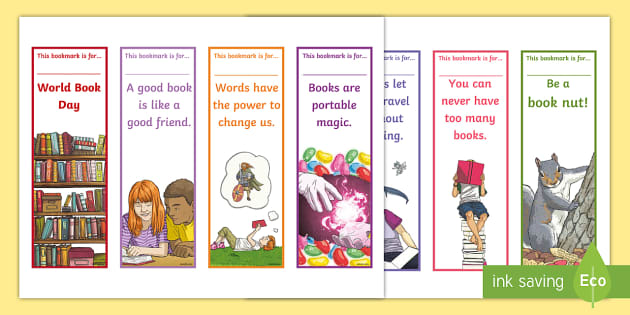 World Book Day Editable Bookmarks | ELA | Twinkl USA