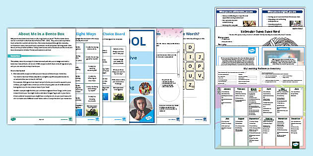 Bento Box (Graphic Organizer)