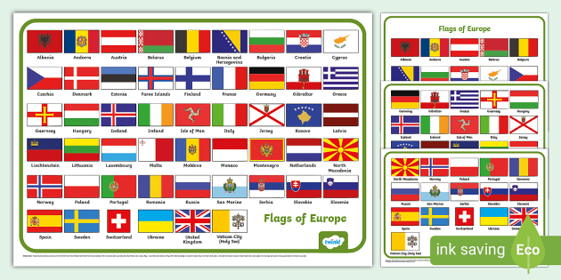 Europe Flags Bingo (Teacher-Made) - Twinkl