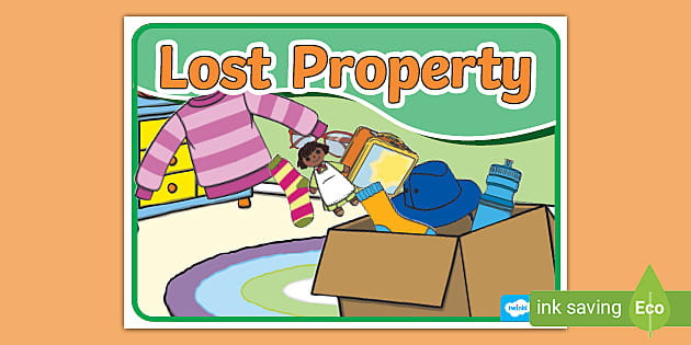 Lost Property Sign teacher Made Twinkl