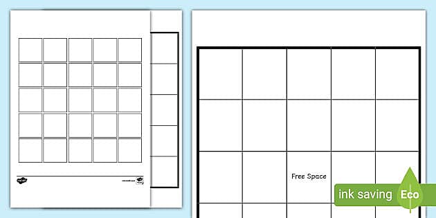 FREE! - Blank Game Board Template, Editable Resource